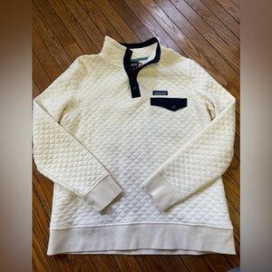 Patagonia quilted organic cotton snap-t pull over